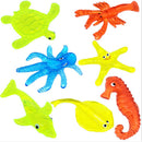 Soft Material Decompression Starfish Octopus Shark Kids Sticky Marine Animal lj