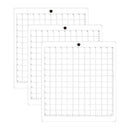3Pcs Replacement Cutting Mat Transparent Adhesive Mat With Measuring Grid 8 U3S5