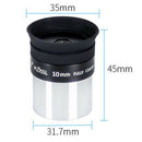 Professional 1.25'' 10mm Plossl PL Eyepiece for Astronomy Telescope Filter
