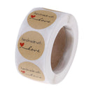 500 thank you stickers scrapbooking hand made handmade lable wedding stickers 3C