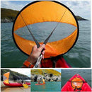 Downwind Wind Sail Kit 42 inches Kayak Canoe Accessories, Easy Setup & Depl