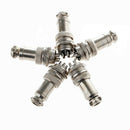 5 Pcs 16mm 4-Pin GX16-4 Aviation Plug Metal Male Female Panel Connector
