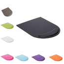 Anti-Slip Rubber Gaming Mouse Pad Computer Mice Pad with Wrist Support Black