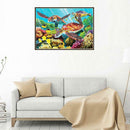 5D Sea Turtles Diamond Painting Embroidery DIY Full Drill Cross Stitch Kits