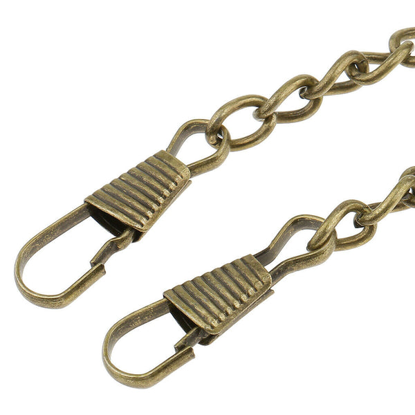 2Pcs Women's Skinny Purse Handbag Shoulder Bag Strap Chain for DIY Bag 120cm
