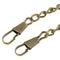 2Pcs Women's Skinny Purse Handbag Shoulder Bag Strap Chain for DIY Bag 120cm