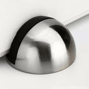 2* 43mm Floor-mounted Door Stops Stainless steel Satin Half Moon Doors Stoppers