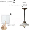 Portable Wireless Remote Transmitter No Wall Power Wall Light Smart Switch 86 Kw