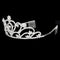 Fashion Wedding Party Bride Crown Rhinestones Headband with Comb Tiara Whit X2J4