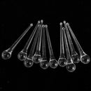 10Pcs Clear Hanging Chandelier Crystal Raindrop Prism Accent Rainbow Suncatcher