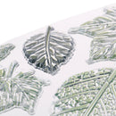 Green leaf clear stamp silicone seal flower stamp DIY scrapbook album decor ME3C