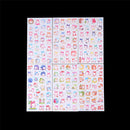 6pcs Cute scarf animal PVC paper stickers diy decoration album scrapbook BX