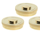 4x Metal French Horn Cylinder Lower Cover Repairing French Horn Intruments