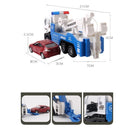 Alloy Tow Truck Set (1 Truck Plus 1 Smaller Car) Die-Cast Car Head Car Ligh