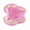 Women Girls Heart Shape Handbag Evening Party Tote Purse(Pink) F8X5
