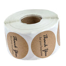 500x Paper Labels Thank You For Your Business Stickers