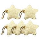 Pentagram Natural Loofah Bath Body Shower Sponge Scrubber Pad Goods Househo X7U2