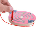 Kid Wooden Puzzle Children Magnetic Maze Toys Intellectual Jigsaw Board A