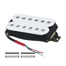 Electric Guitar Humbucker Pickups Bridge Alnico V Pickup White