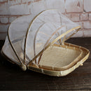 Bamboo Food Protector Cover Insect Net Tent Outdoor Patio Deck Picnic S2