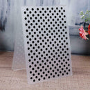 Circular Pattern Plastic Scrapbook Embossing Template DIY Baking Cake Decor A