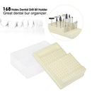 168Holes Dental Bur Block Holder Autoclave Disinfection Box Sterilizer Case Tool