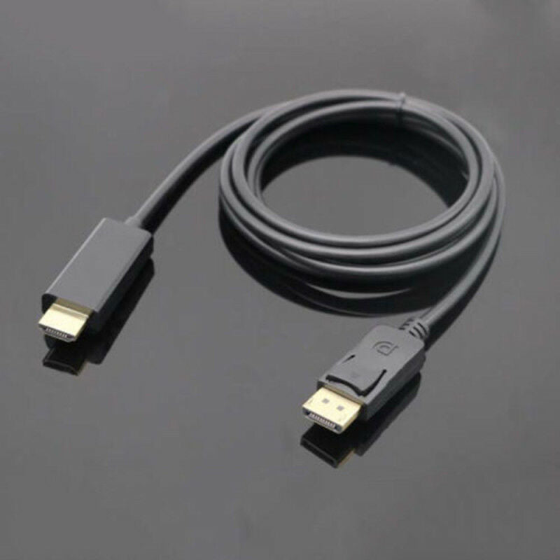 DisplayPort Display Port PCDP to HDMI Male M/M Cord Cable 6FT For PC HDTV 1.8M