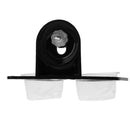 2 Pcs Dual Reptile Feeding Bowl Screw Food & Water Drink Eating Device Dish For