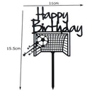 Football Acrylic Cake Topper Soccer Happy Birthday Cake Topper For Boys Birthd..