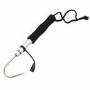 Telescopic Retractable Fish Gaff Stainless Ice Sea Y9M4 Fishing Gig Spear N6E0