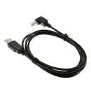 5ft USB To Printer Cable 90 Degree USB 2.0 A Male To B Plug Extension Cord