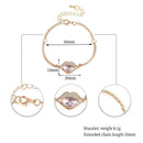 Lips Crystal Bracelet Fashion Chain Bracelets Women Jewelry Holiday Gifts