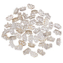 50pcs Crown Pattern Wooden Art Collection Craft for Handmade Home DecorationJBTE