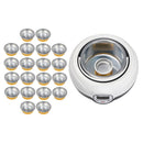 20 Pieces Wax Melting Bowl Mini Remover Wax Bean Beads Pot Golden 5.2x2cm