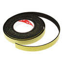 5m Black Single Sided Self Adhesive Foam Tape Closed Cell 20mm Wide x 3mm T