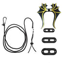 3 in 1 Adjustable Lizard Harness Leather Bearded Dragon Reptile Leash with CZ7M7