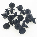 300pcs 8mm Car Plastic Rivets Fastener Bumper Fender Push Clips for Niss JZI