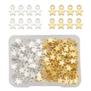 160 Metal Mixed Star Shaped Pendant Charms Jewelry Necklace Making Supplies