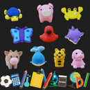 25PCS Cartoon animal mini cute eraser For kid rubber stationery For pencil Q8M1