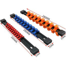 3PCS Socket Organizer | 1/4 3/8 1/2" Mountable Sliding Holder Rail Storage I1J5