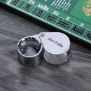 Portable Folding 30X21 Jewelers Magnifier Jewelry Store Magnifying Glass