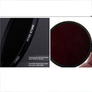 Zomei 37mm 850NM Infrared X-RAY IR Filters Lens for Cameras Optical Glass
