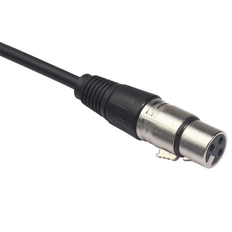 3 Pin Xlr Female To Rca Female Jack Lead Audio Composite Extension Adapter