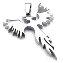 Jewelry Men's Pendant Necklace - Chain - Phoenix Firebird - Tribal - Stainl C2S4