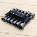 14pc Power Nut Driver Drill Bit Set SEA Metric Socket Wrench Screw 1/4" Hex