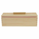 DIY Handmade Soap Silicone Mold - Rectangular Soap Mold with Wooden Box and O6P7
