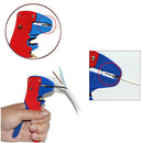 1Pc Automatic Self Crimper Stripping Cutter Adjusting Cable Wire Stripper Intrig
