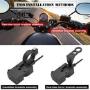 CS-665A1 Motorcycle Dual USB Charger Handlebar Mirror 3.1A USB Power Socket