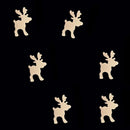 Wooden Elk Shape Embellishments Crafts Christmas Tree Hanging Pendant Tags