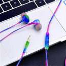 Sport Headsets Bass Gradient Wired In Ear Phones with Mic Music Earp N Jf